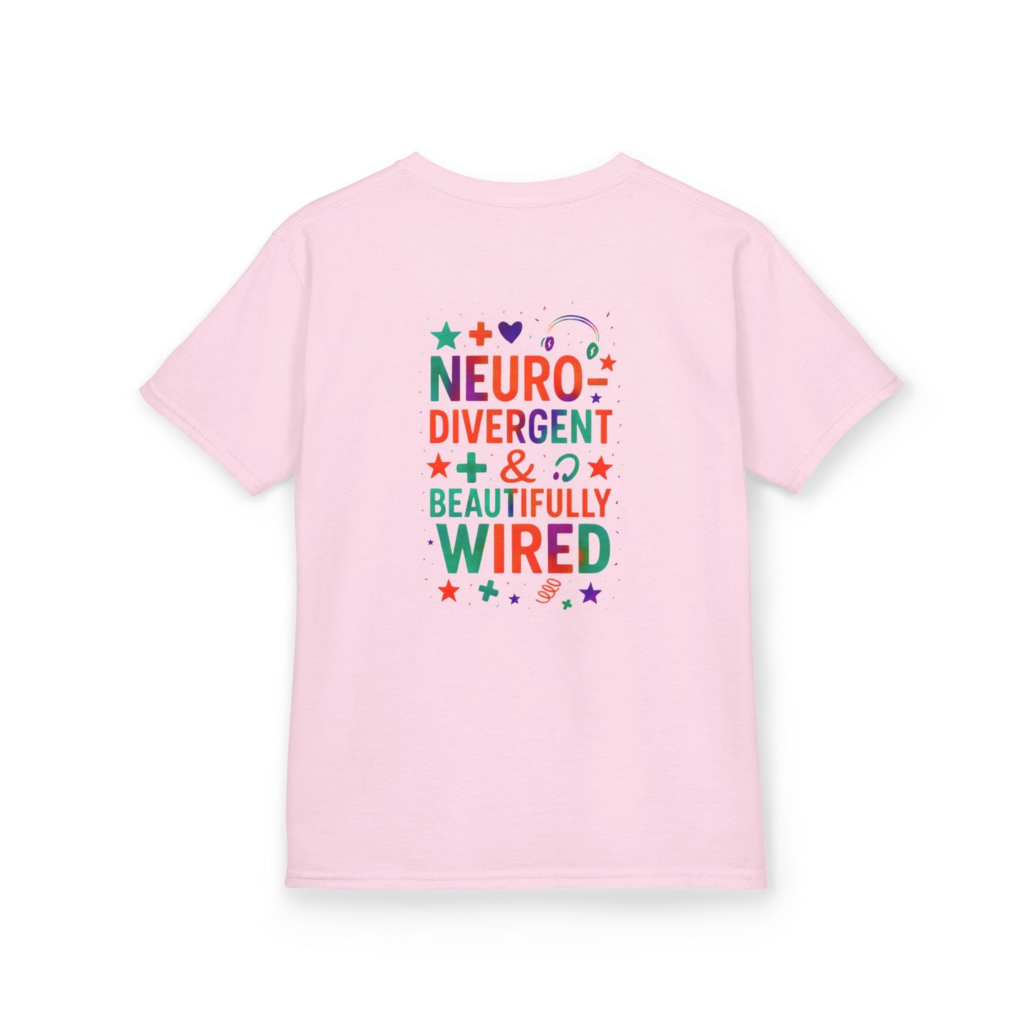🧩 IB Leaf Neurodivergent & Beautifully Wired – Kids SPD & Autism Awareness Tee