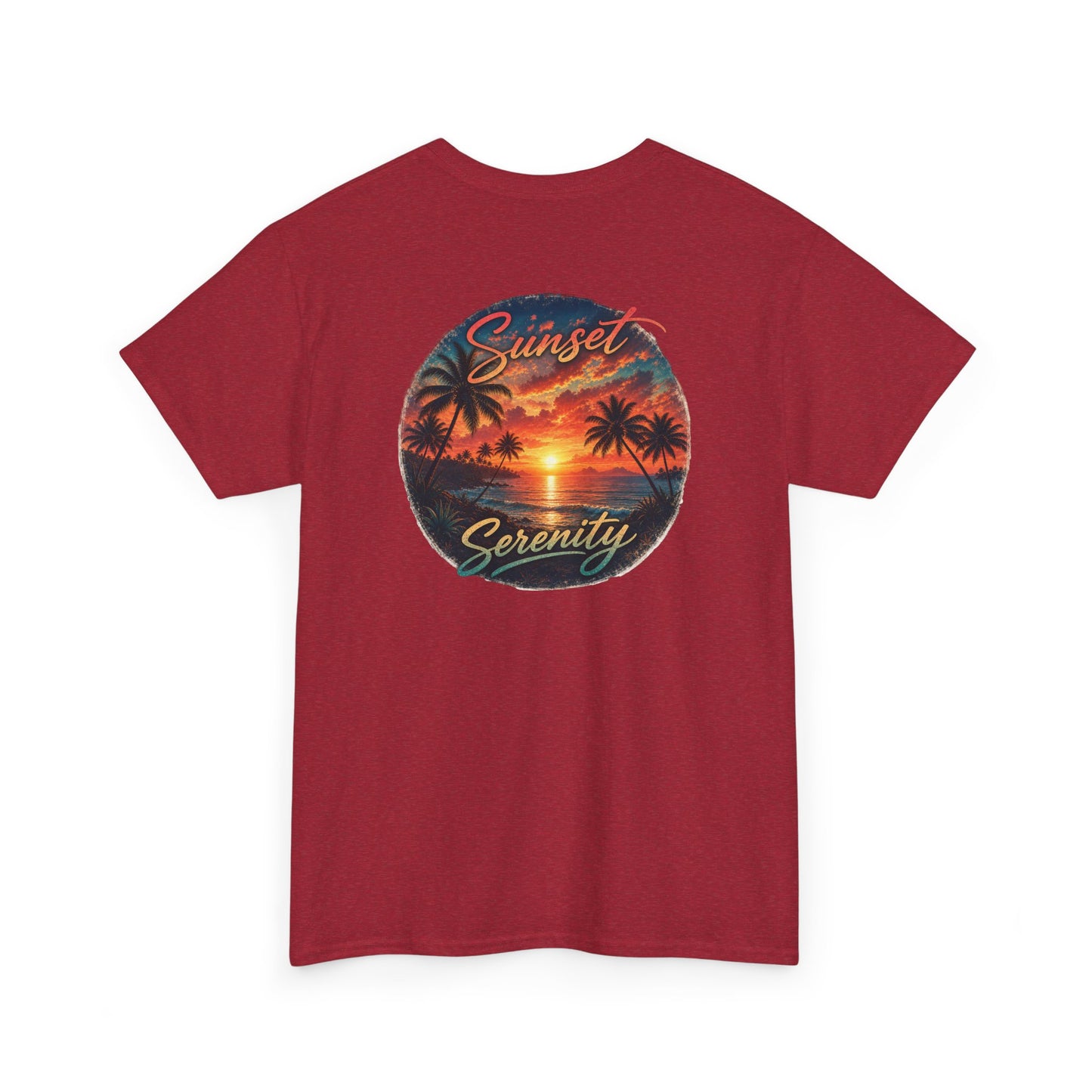 Sunset Serenity | Premium Coastal Art Tee
