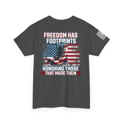 IBLeaf Freedom Has Footprints – Veterans Tribute Tee