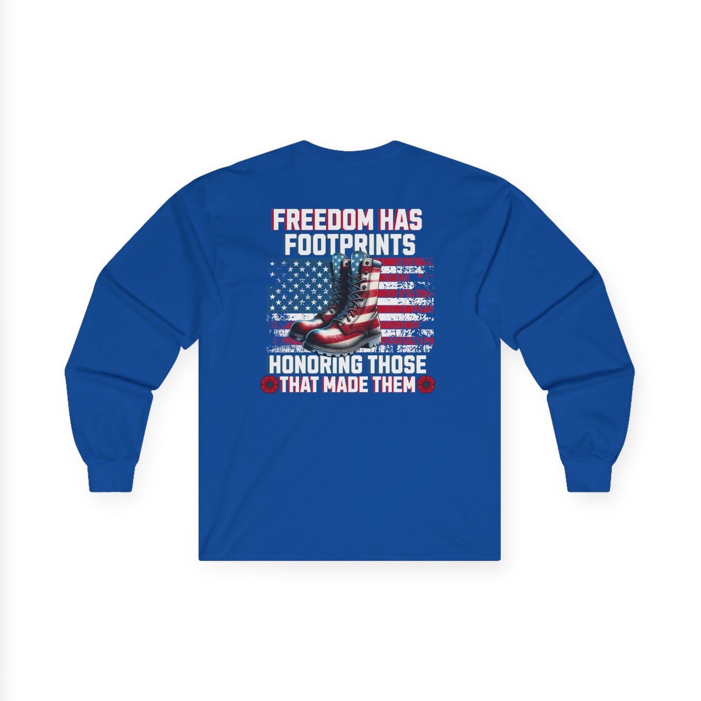 IBLeaf Freedom Has Footprints – Veterans Tribute Long Sleeve