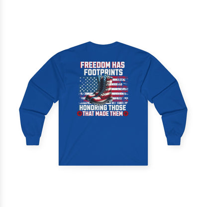 IBLeaf Freedom Has Footprints – Veterans Tribute Long Sleeve