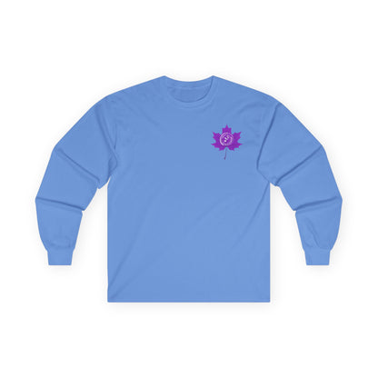 💜 Freedom Blooms in Purple – Domestic Violence Awareness Long Sleeve Tee