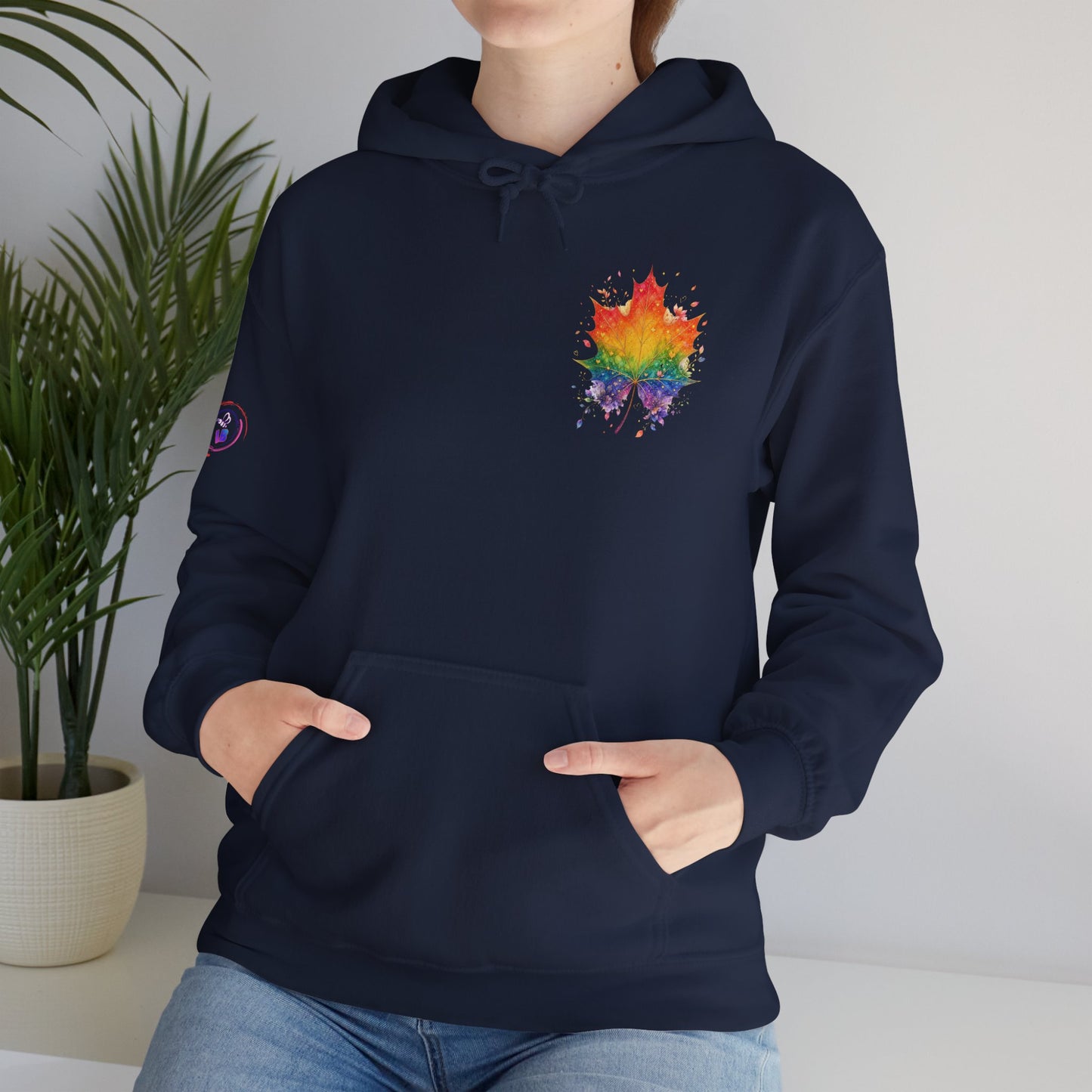 IB Leaf "Pride & Love" LGBTQ+ Awareness Hoodie | Love Loud. Live Proud.