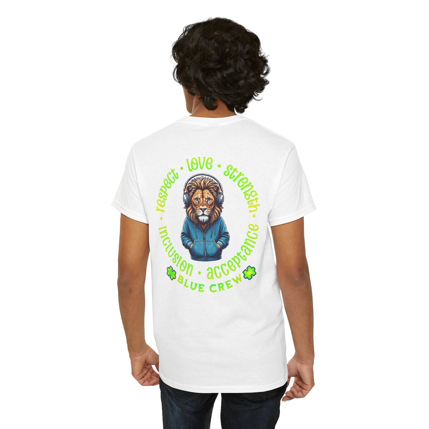 IB Leaf "Blue Crew" Autism Awareness Tee – Roar with Respect, Lead with Love