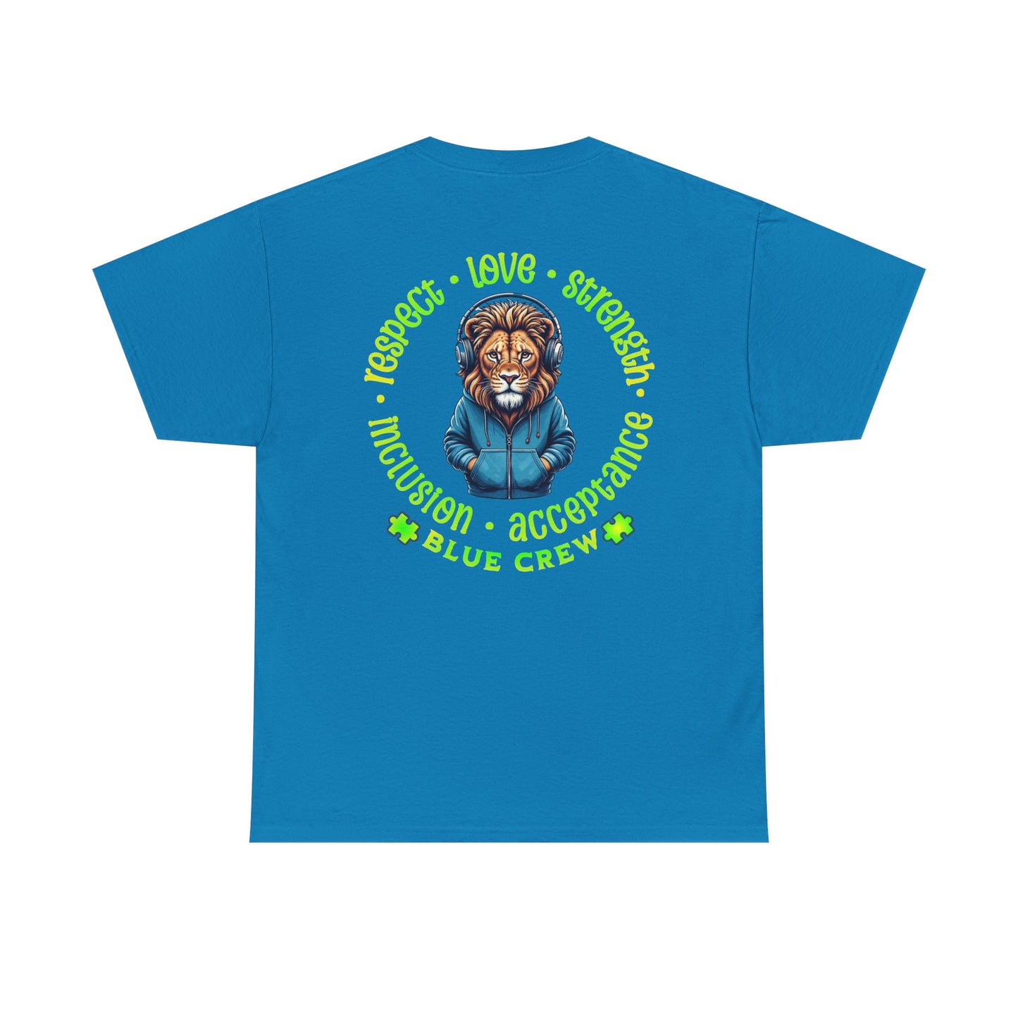 IB Leaf "Blue Crew" Autism Awareness Tee – Roar with Respect, Lead with Love
