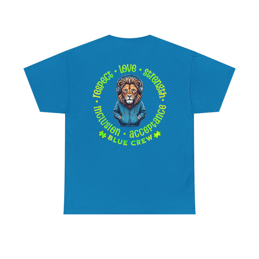 IB Leaf "Blue Crew" Autism Awareness Tee – Roar with Respect, Lead with Love
