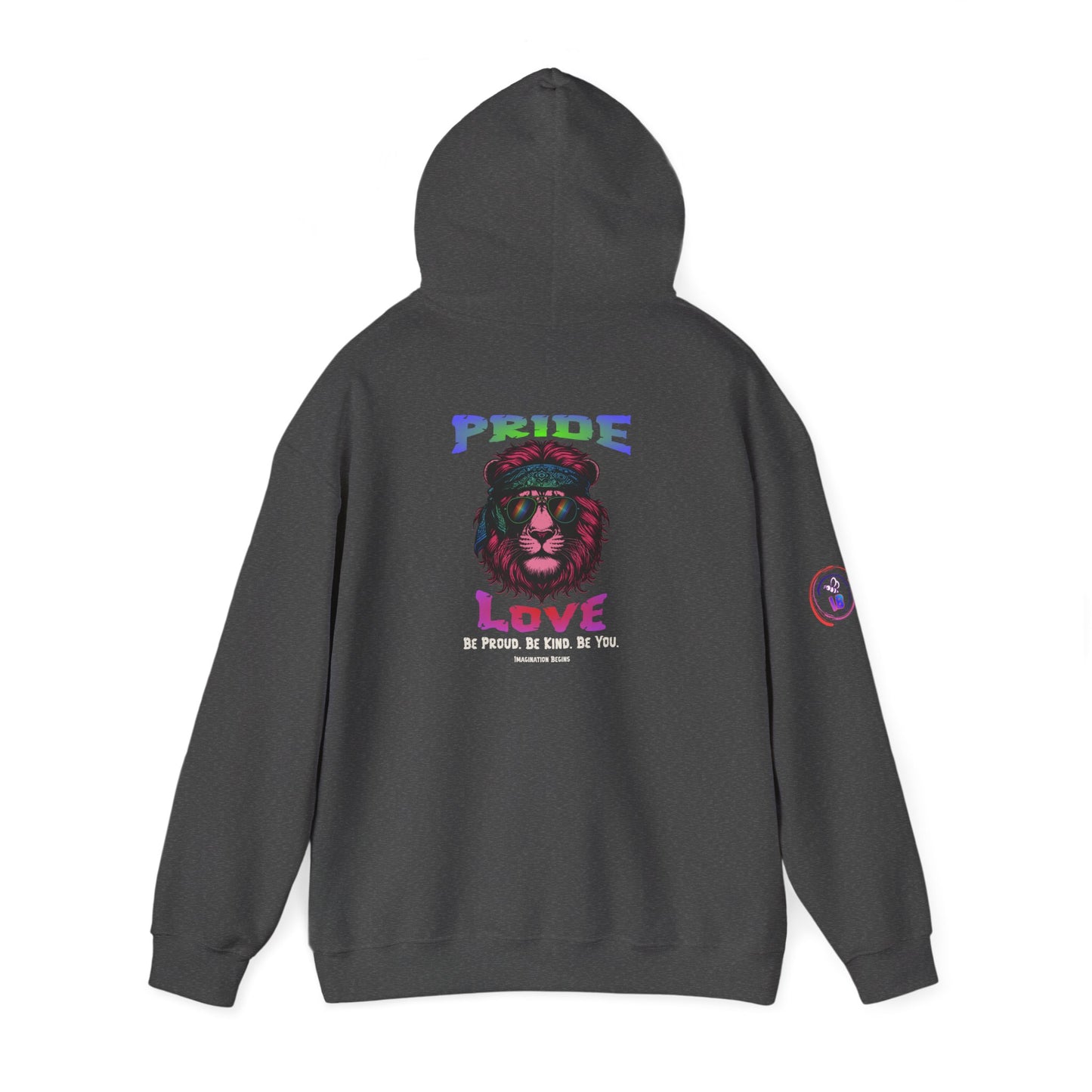 IB Leaf "Pride & Love" LGBTQ+ Awareness Hoodie | Love Loud. Live Proud.