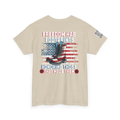 IBLeaf Freedom Has Footprints – Veterans Tribute Tee