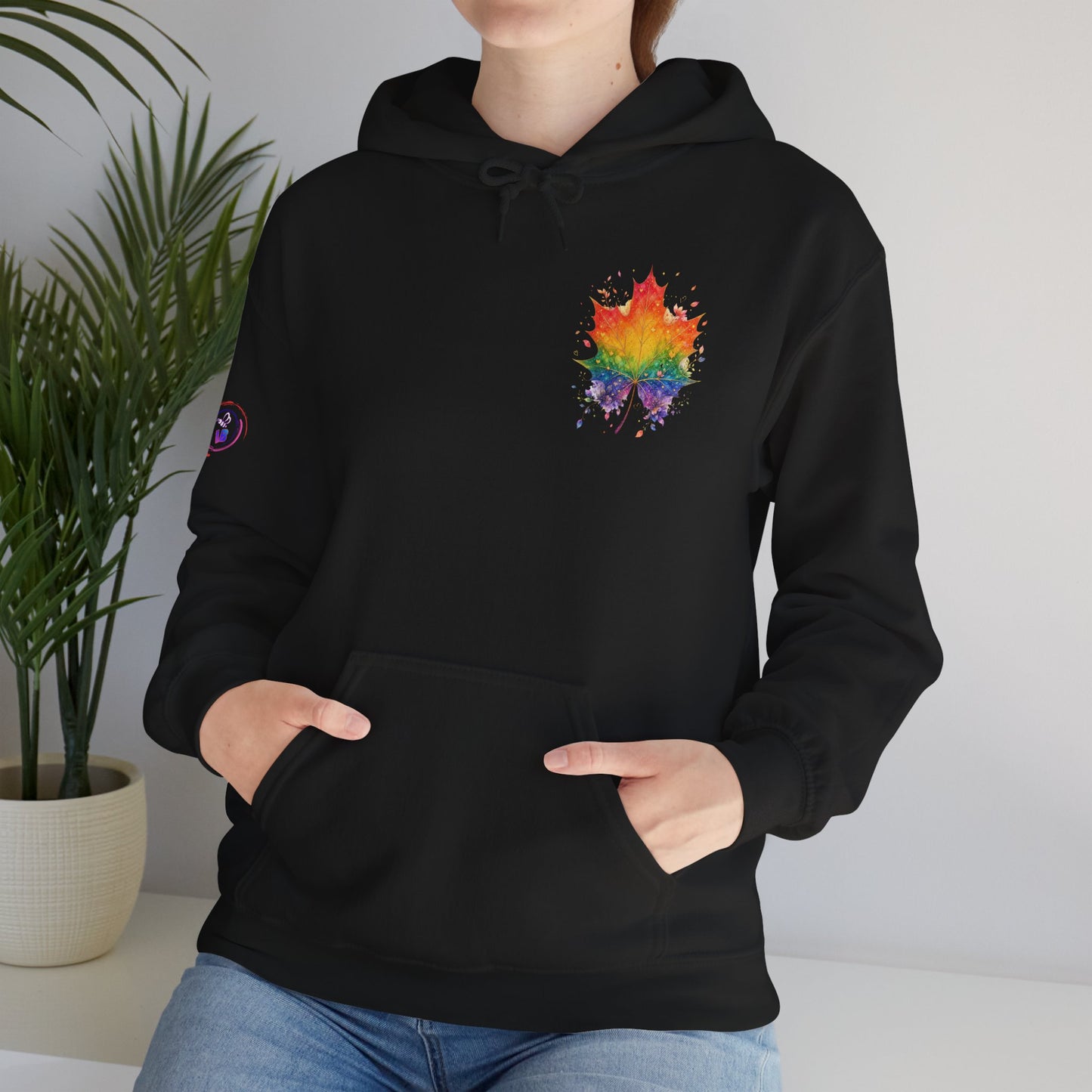 IB Leaf "Pride & Love" LGBTQ+ Awareness Hoodie | Love Loud. Live Proud.