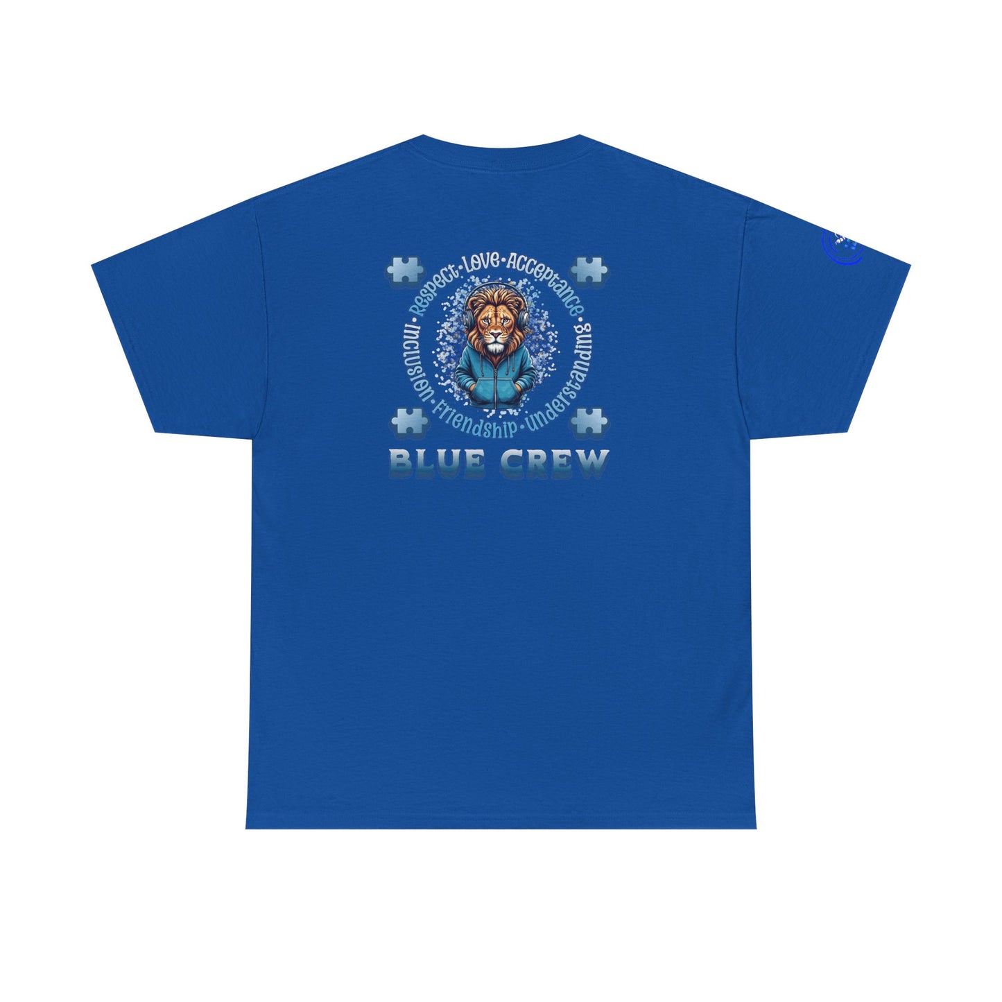 IB Leaf Blue Crew Autism Community Tee | Respect • Love • Inclusion