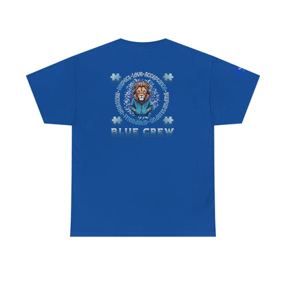 IB Leaf Blue Crew Autism Community Tee | Respect • Love • Inclusion