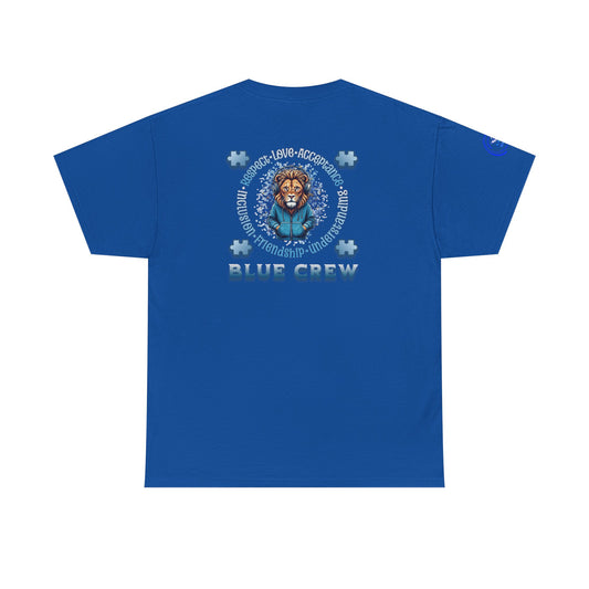 IB Leaf Blue Crew Autism Community Tee | Respect • Love • Inclusion