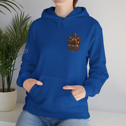 IB Leaf™ Freedom Has Footprints Veterans Tribute Hoodie | Built by Courage, Carried by Sacrifice